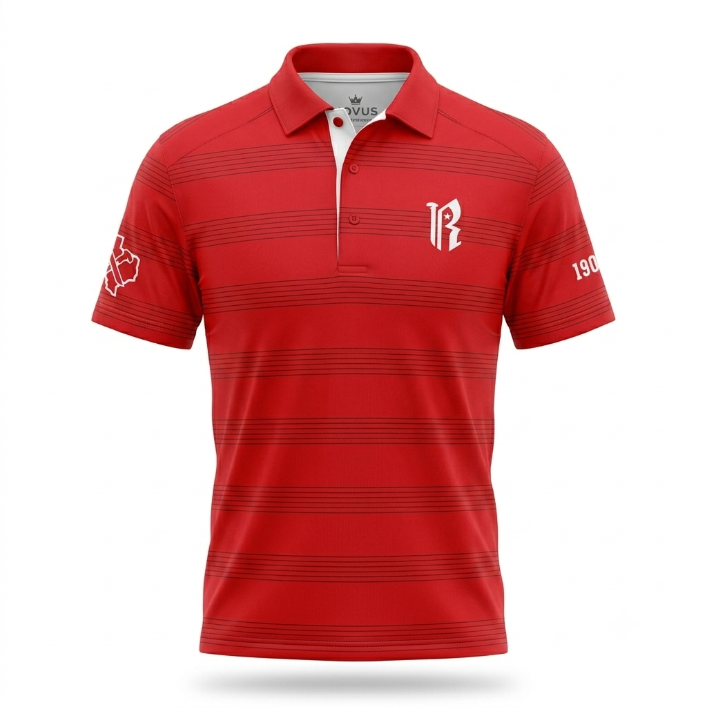 Novus Men's Heritage Red Polo