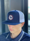 Navy Badge Trucker