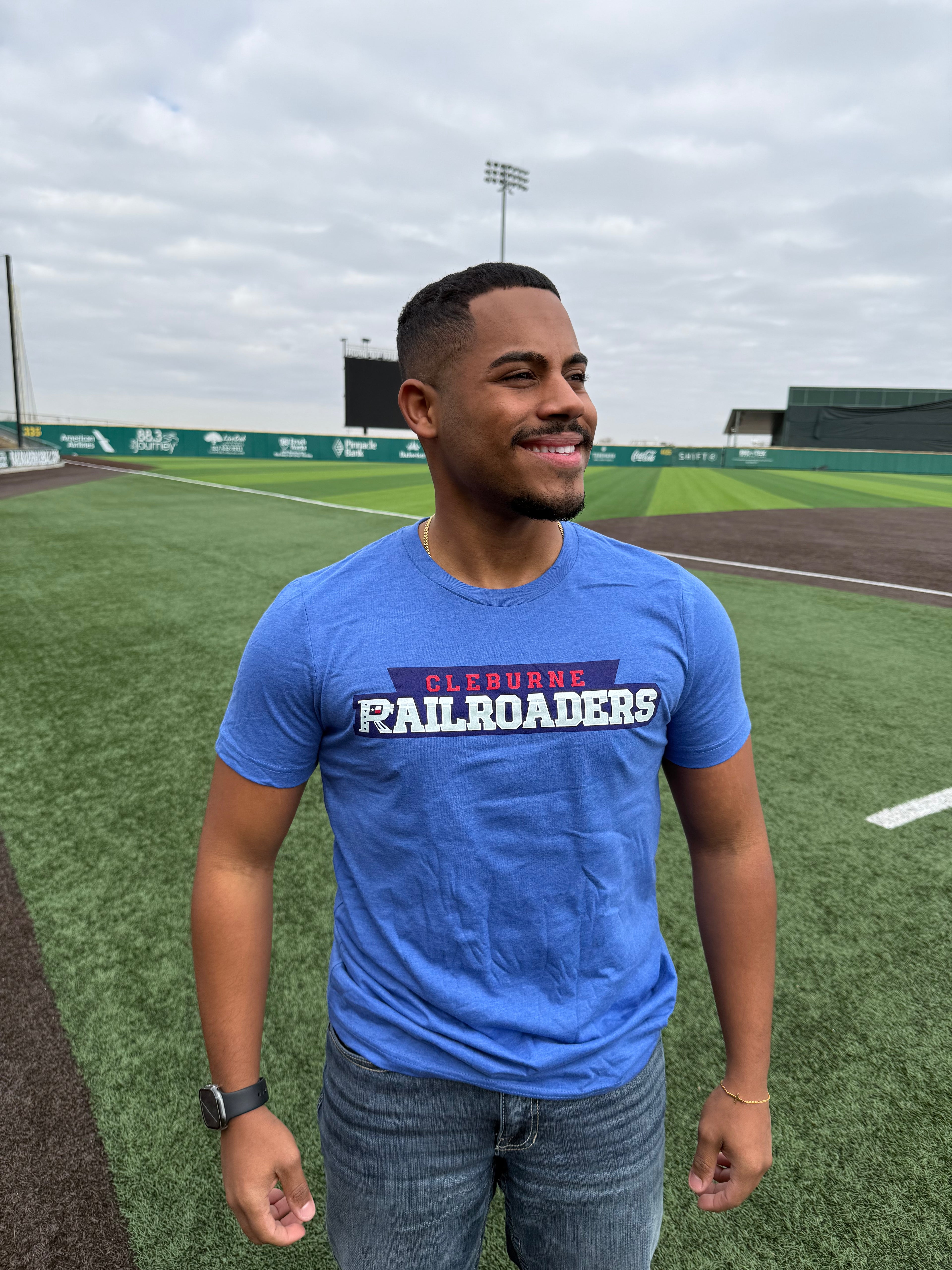 Baby Blue Typeface Tee