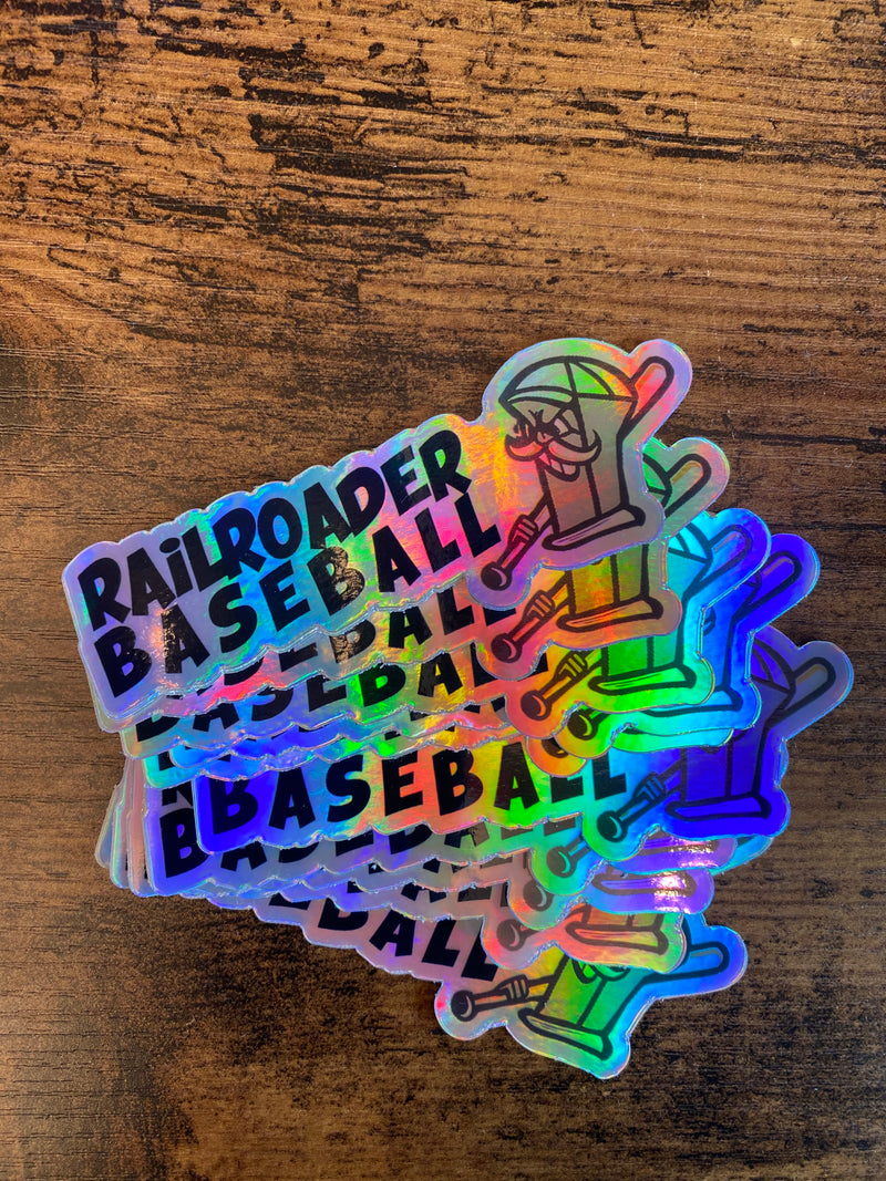 Railroaders Metallic Sticker