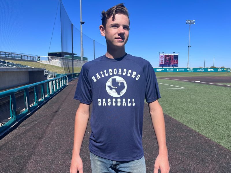 Navy Railroaders Baseball Tee