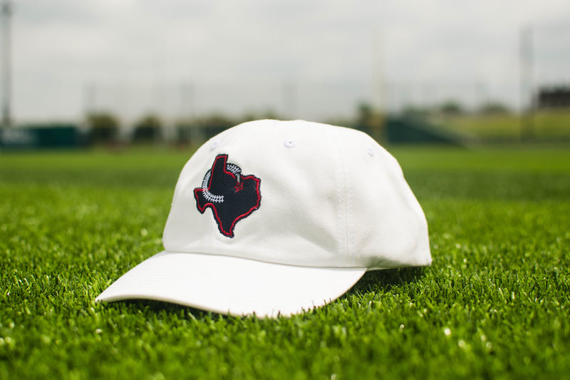 White Texas Logo Dad Hat