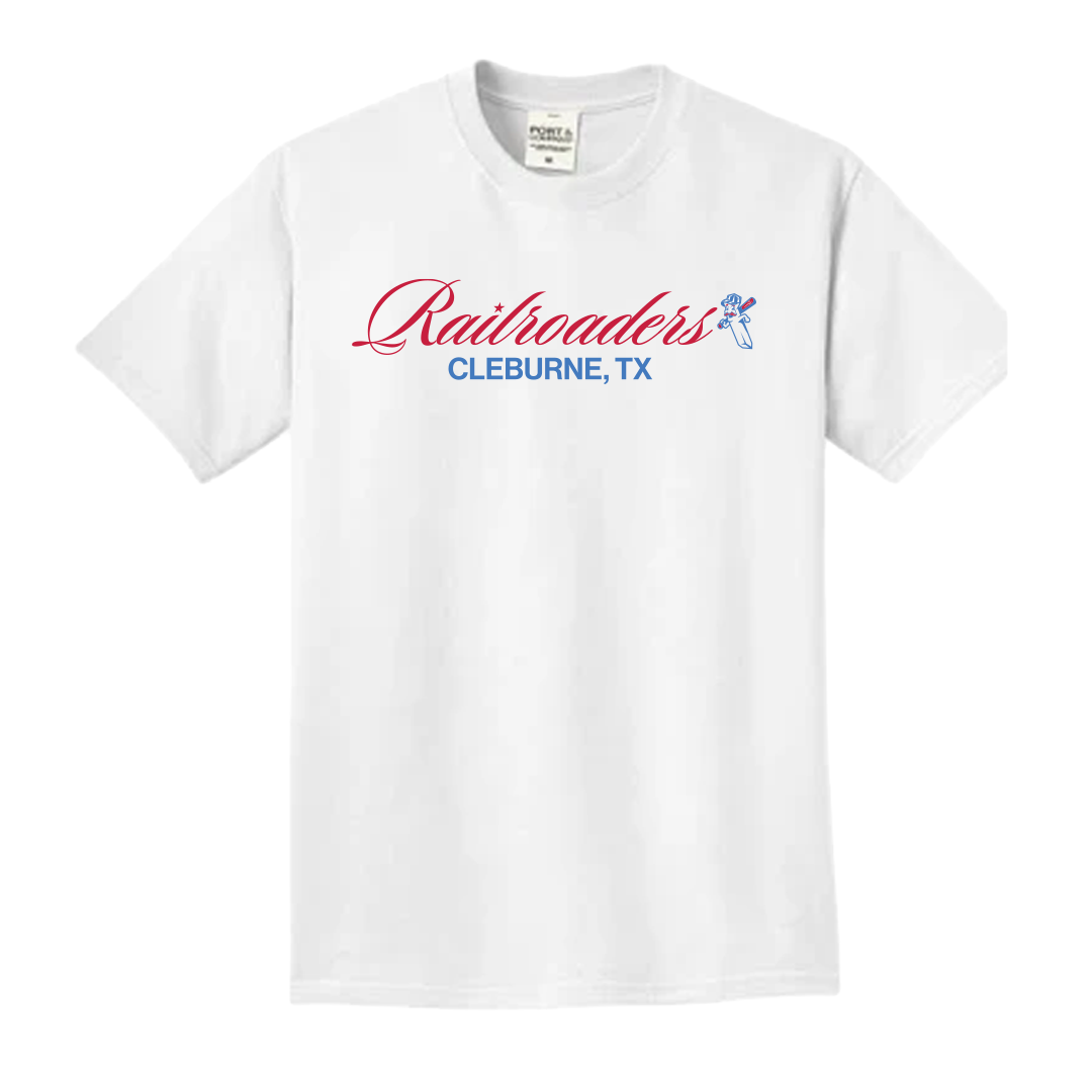 Cursive Railroaders Tee
