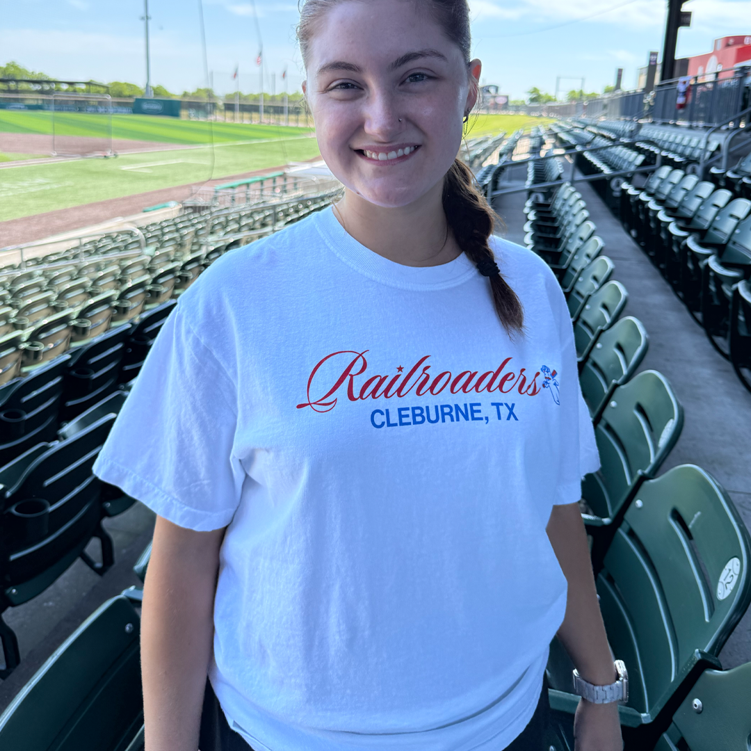 Cursive Railroaders Tee