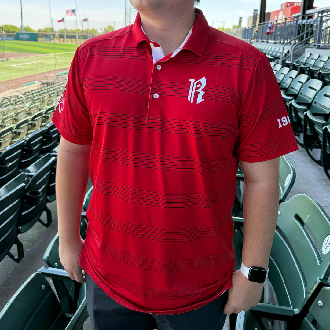 Novus Men's Heritage Red Polo