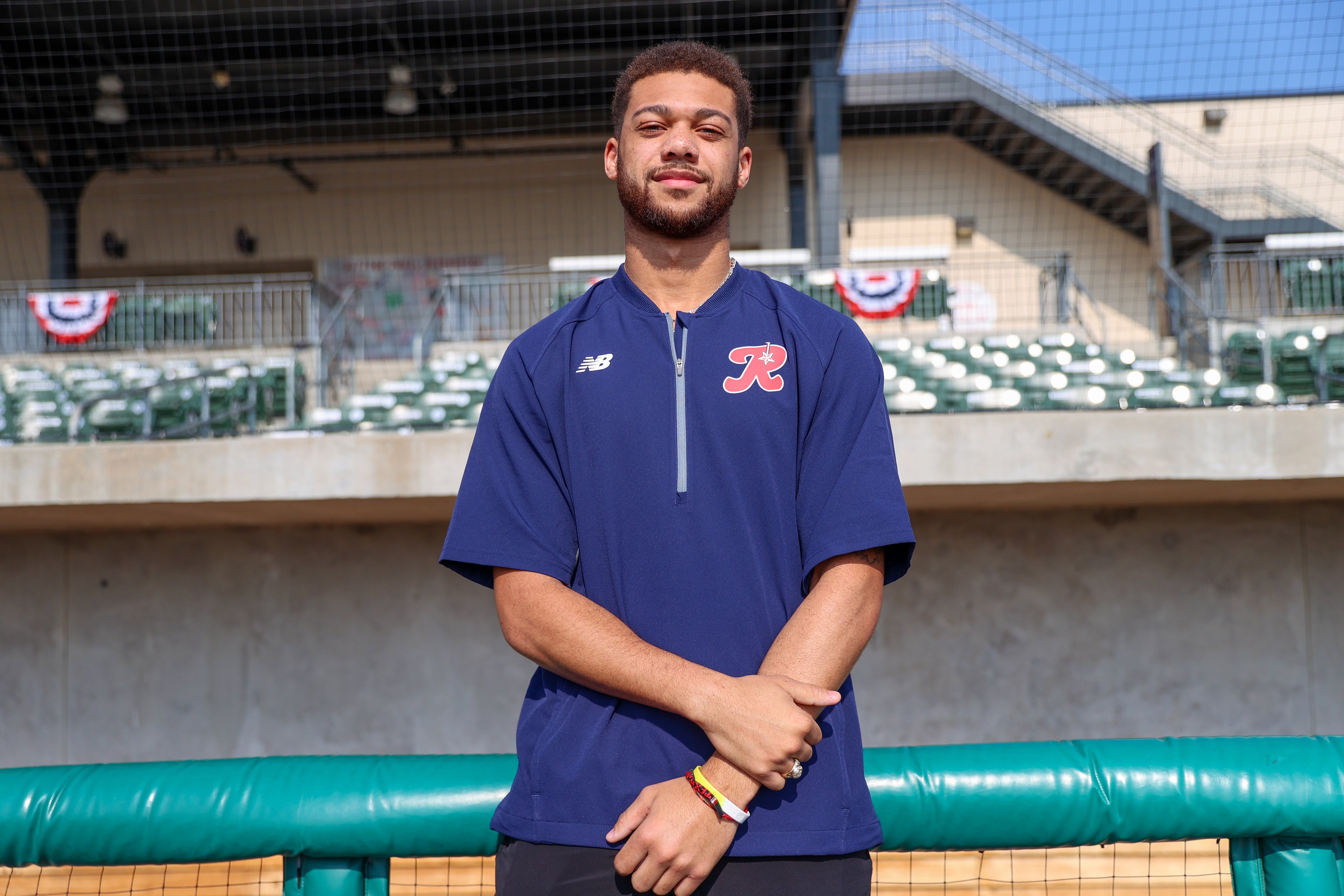 Navy Katy R Cage Jacket