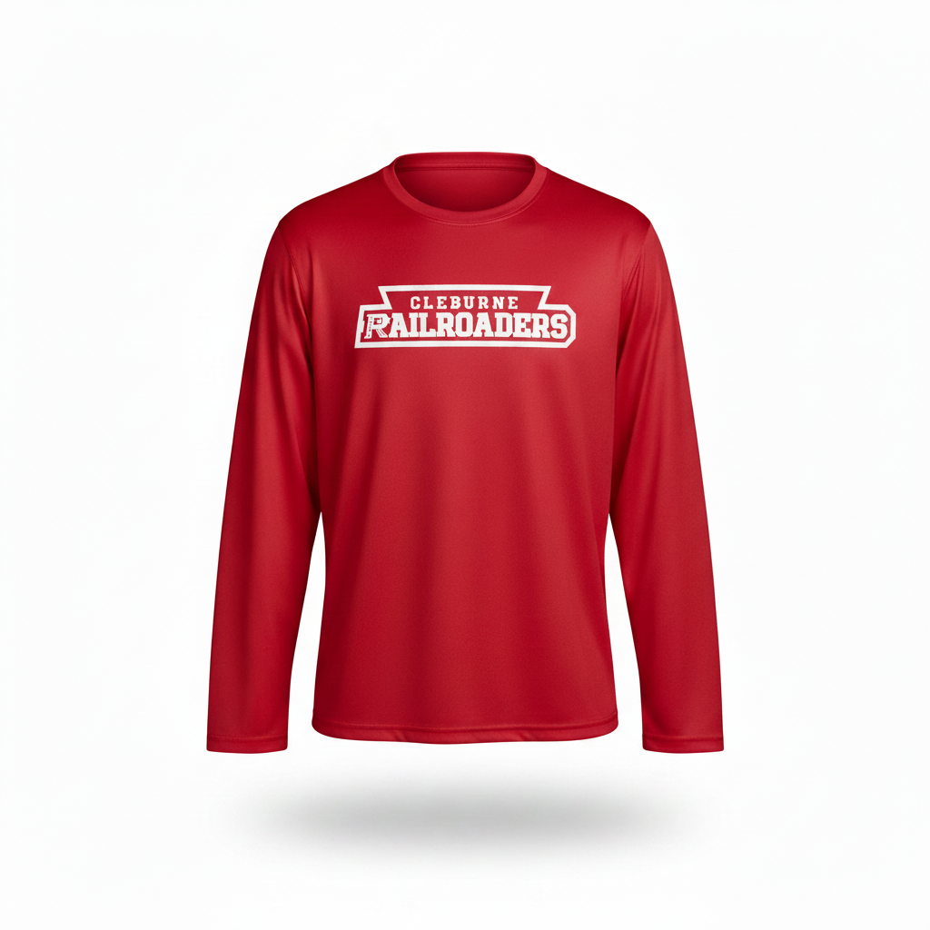 Long Sleeve Training Red