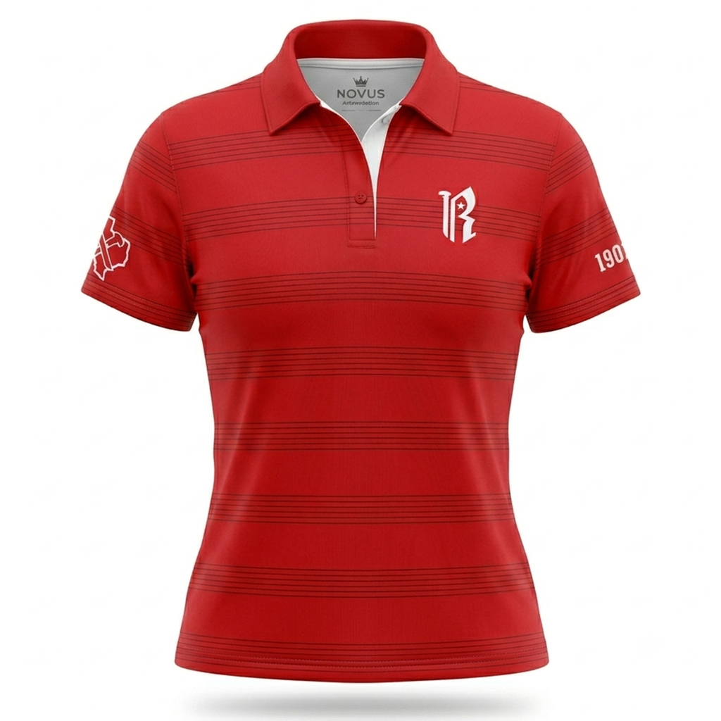Novus Women's Heritage Red Polo