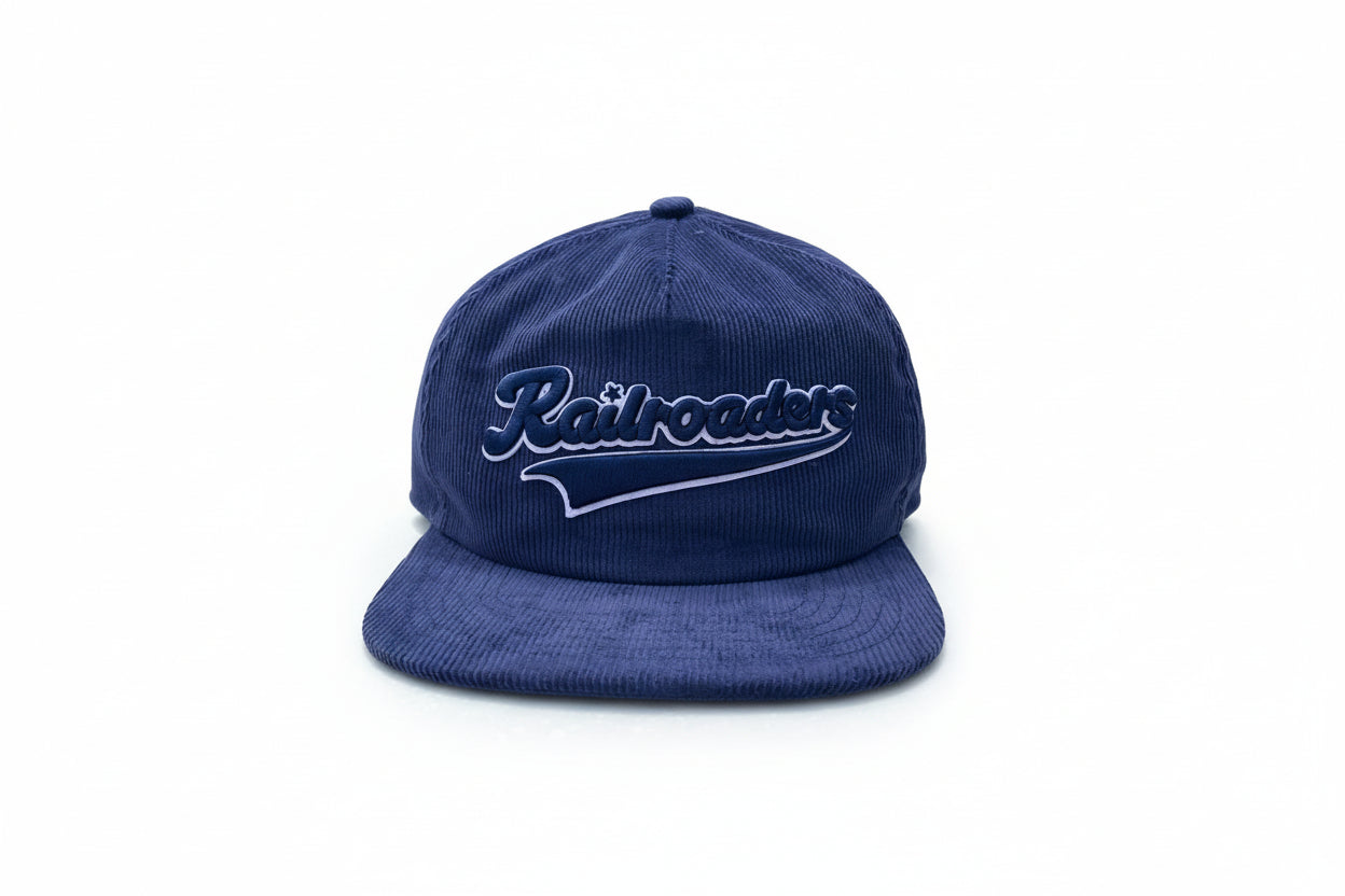 Navy Railroaders Corduroy Snapback