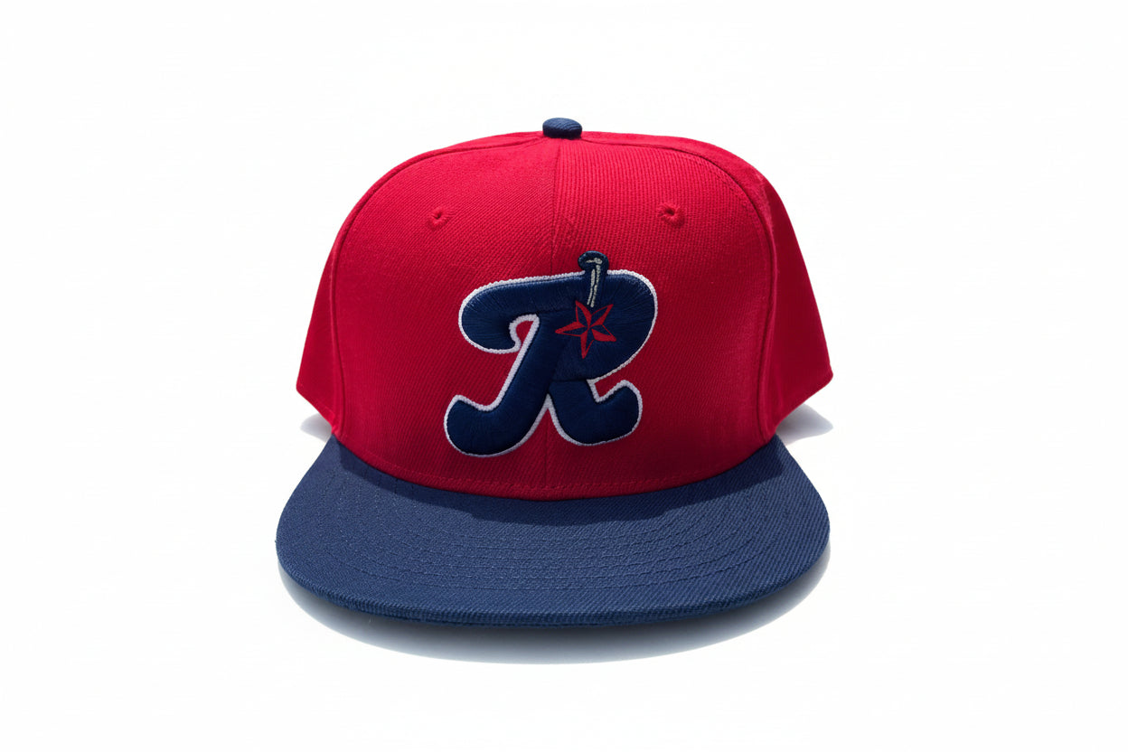 Red Katy R Fitted Hat
