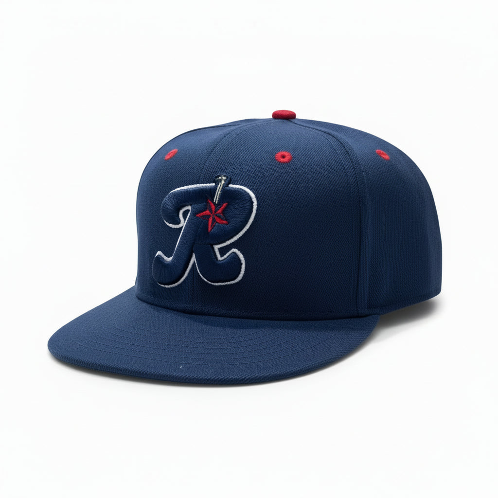Navy Katy R Fitted Hat