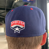 New Era Navy Texas Logo Fitted Hat